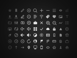 100+ Simple and Clean Icons Vector PSD