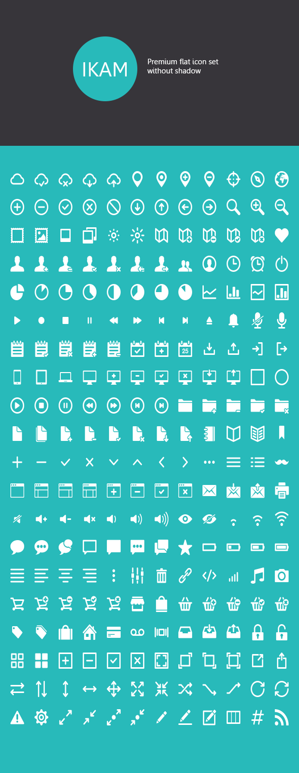 264 Vector Icons - IKAM