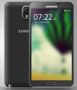 High Quality Samsung Galaxy Note III Template PSD