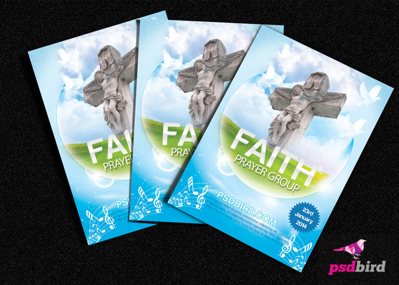 Christian Church & Religious Brochure PSD