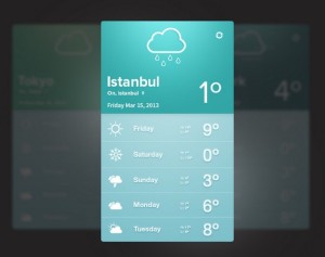 Fatih Ocak's Flat UI Elements PSD