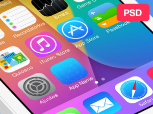 iOS7 App Icon Template