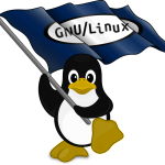 Free Grey Linux Penguin Logo Vector - TitanUI