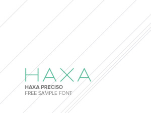 Haxa Teaser Font