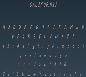 California Font