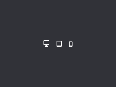 Responsive Icons PSD