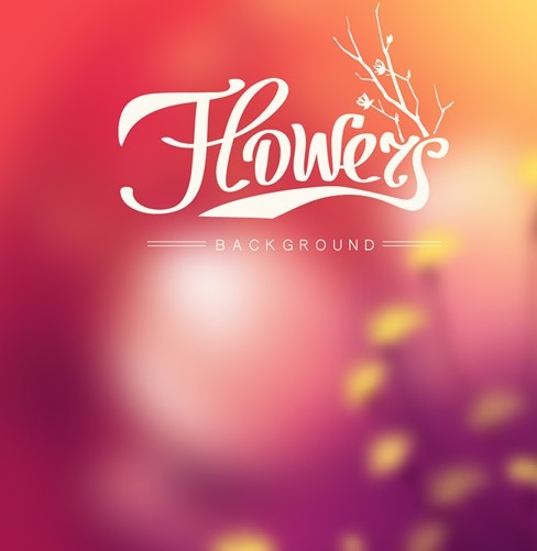 Fantastic Shiny Flower Background Vector 04