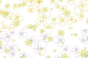 Fresh Spring Flower Patterns Vector