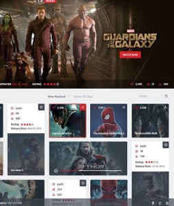 Responsive Movie Store Website APP Template PSD