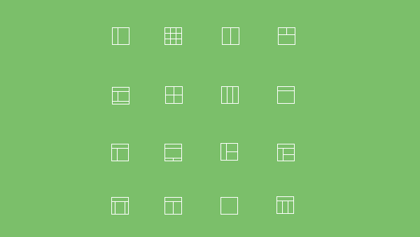 Thin Line Web Layout Icons PSD