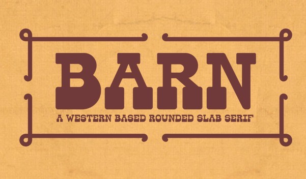Barn Font