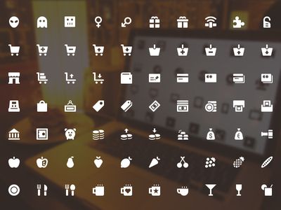 100 UI Icon Set PSD