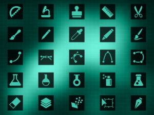 25 Technology and Science Icons PSD