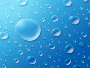 Water Drops Background PSD