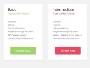 Flat Pricing Tables PSD