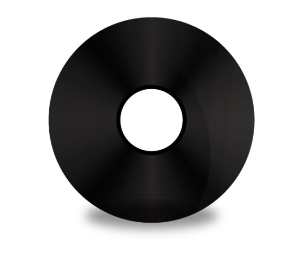 Simple Vinyl Record Vector