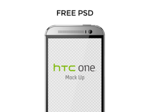 HTC ONE M8 Mockup PSD