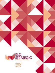 Red Abstract Triangles Background Vector