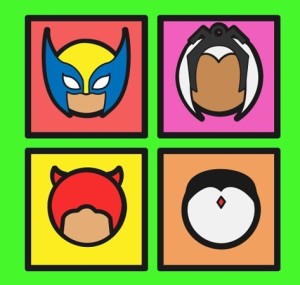 Marvel Heroes Icon Pack Vector