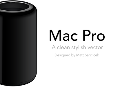 New Mac Pro Vector PSD