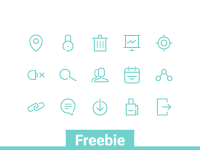 Simple Web Line Icon Pack