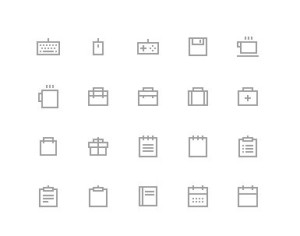 Pixelvicon - 80 Pixel Line Icon Set