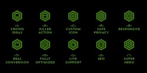 Hexagon Icon Set