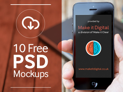 iPhone 5 Mockup Set PSD