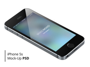 Glossy iPhone 5S Mockup