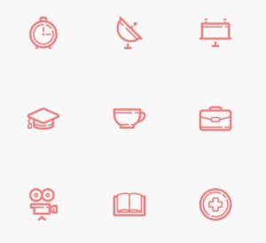 60 Minimal Outline Icons