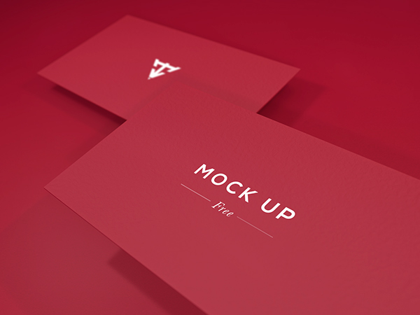 6 Stylish Business Card Mockups PSD