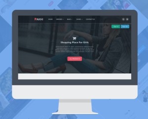 Pakhi E-commerce Template PSD