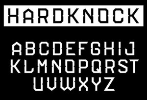 Hardknock Typeface