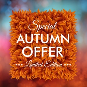 Elegant Special Autumn Offer Background Vector