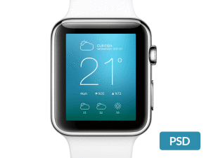 Sleek Apple Watch Template PSD