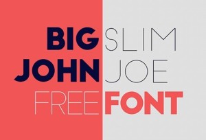 Big John & Slim Joe Font