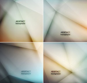 Abstract Radial Gradient Backgrounds Vector