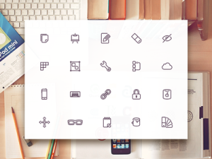 3 Styles Geekies Icons (PSD+Vector)