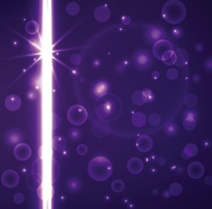 Abstract Purple Halos Background Vector