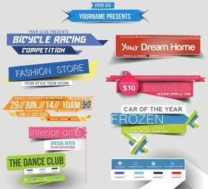 Creative Header Design Vector