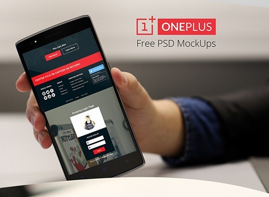 OnePlus One MockUps