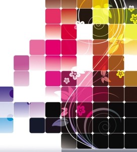 Colorful Abstract Blocks Background Vector 01