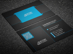 Code & Corporate Business Card Template PSD