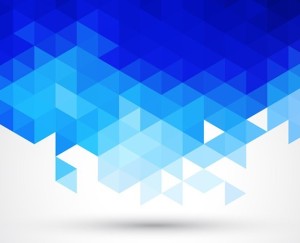 Blue Abstract Triangles Background Vector