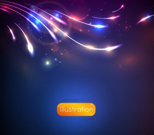 Elegant Glowing Background Vector