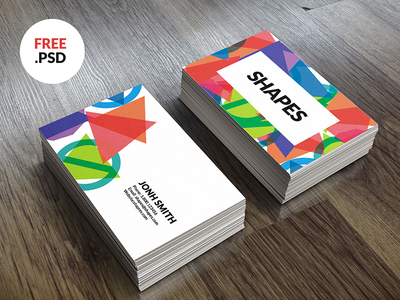 Visiting Card Mockup PSD