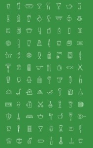 96 Kitchen Vector Icons