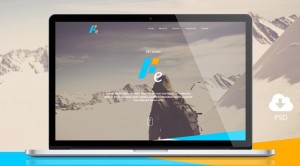 Fe - Responsive Web Template PSD