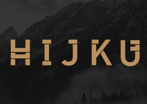 HIJKU Heading Typeface Vector