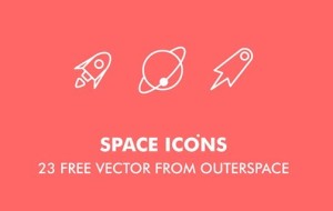 23 Vector Outer Space Icons